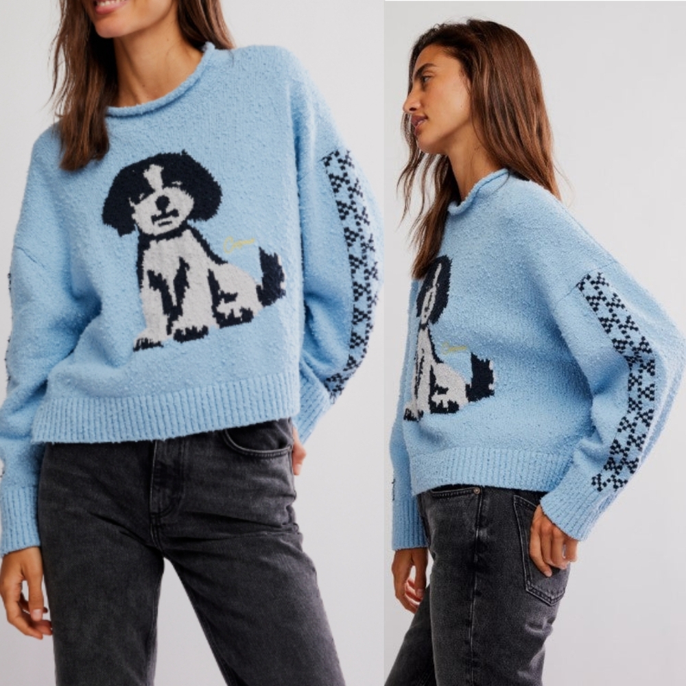 NWT Free People Story Book Sweater